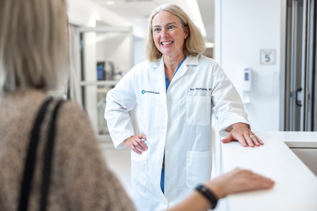 CCC-5065611_Patient Story Dr. Sara Whittingham in Clinic_07-16-24